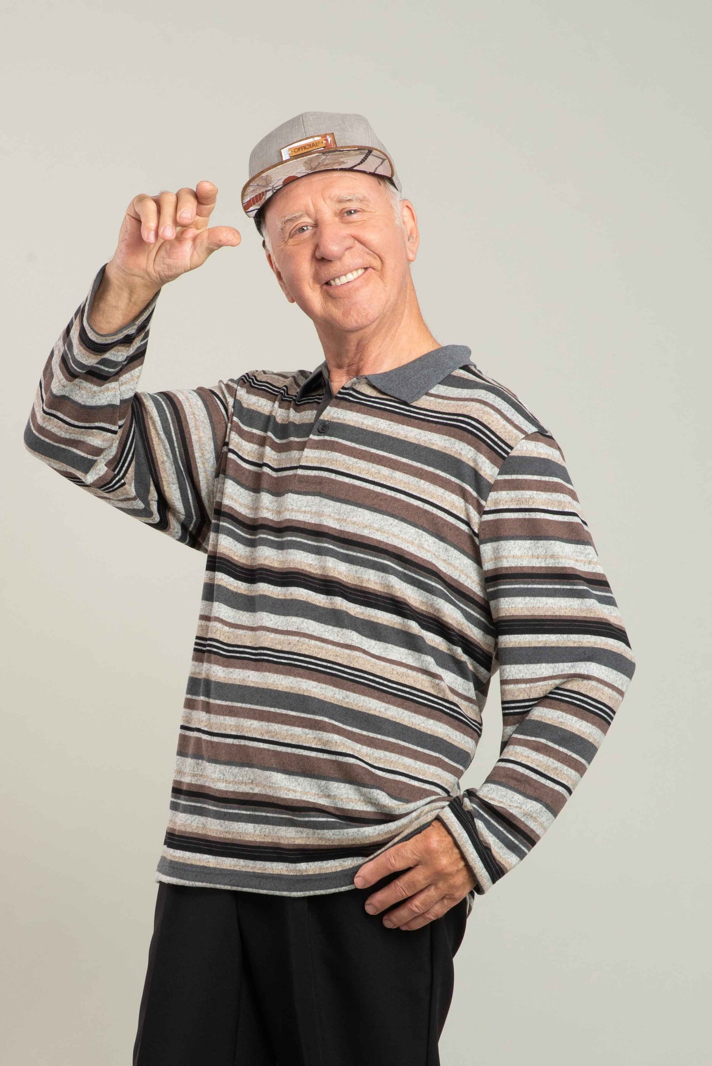 Chandail adapté manche longue style polo | 1NHT121-1W119 | CCV