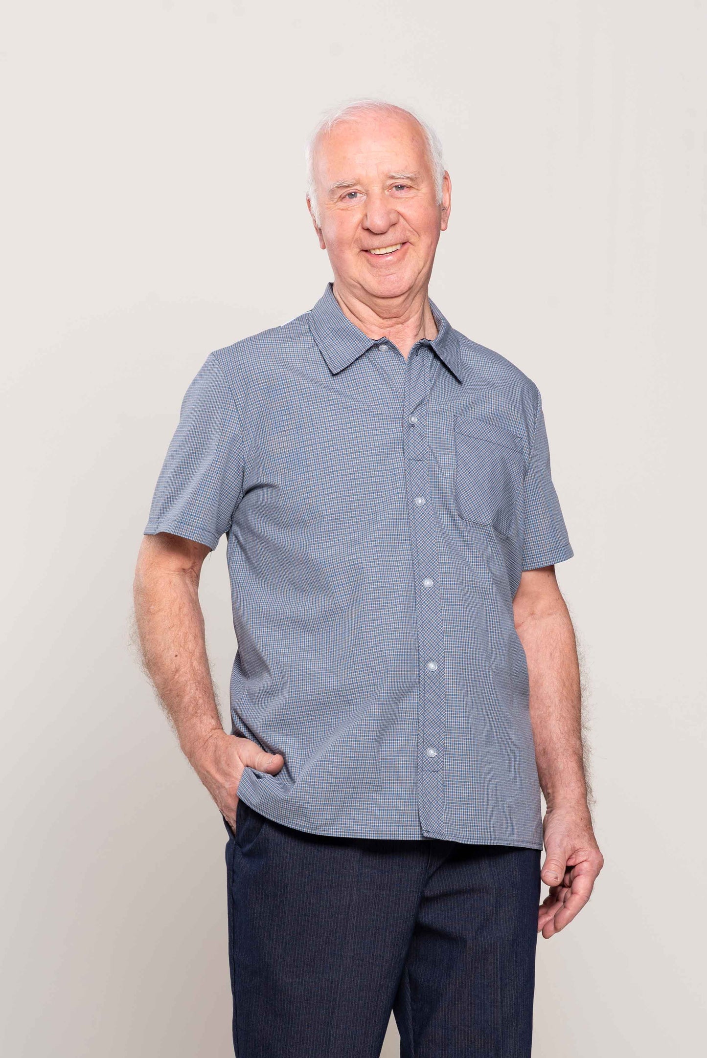 Chemise adaptée manche courte | Denim 1PHC32 | CCV