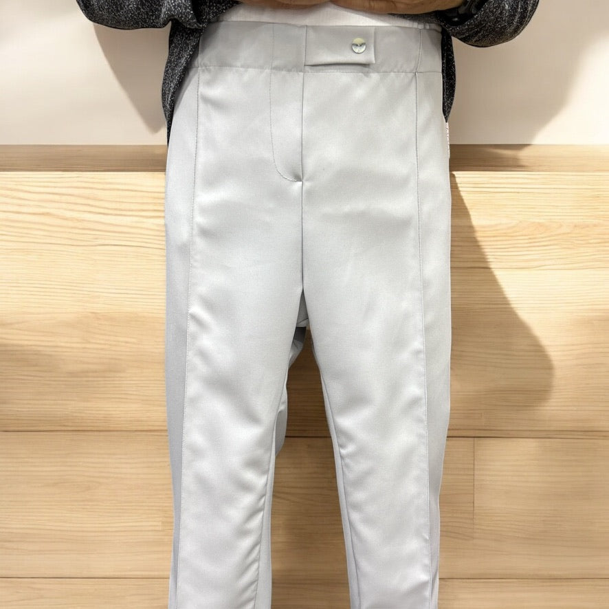 Pantalon gris perle sans fond | Pierre | Mode Québécoise | A3B