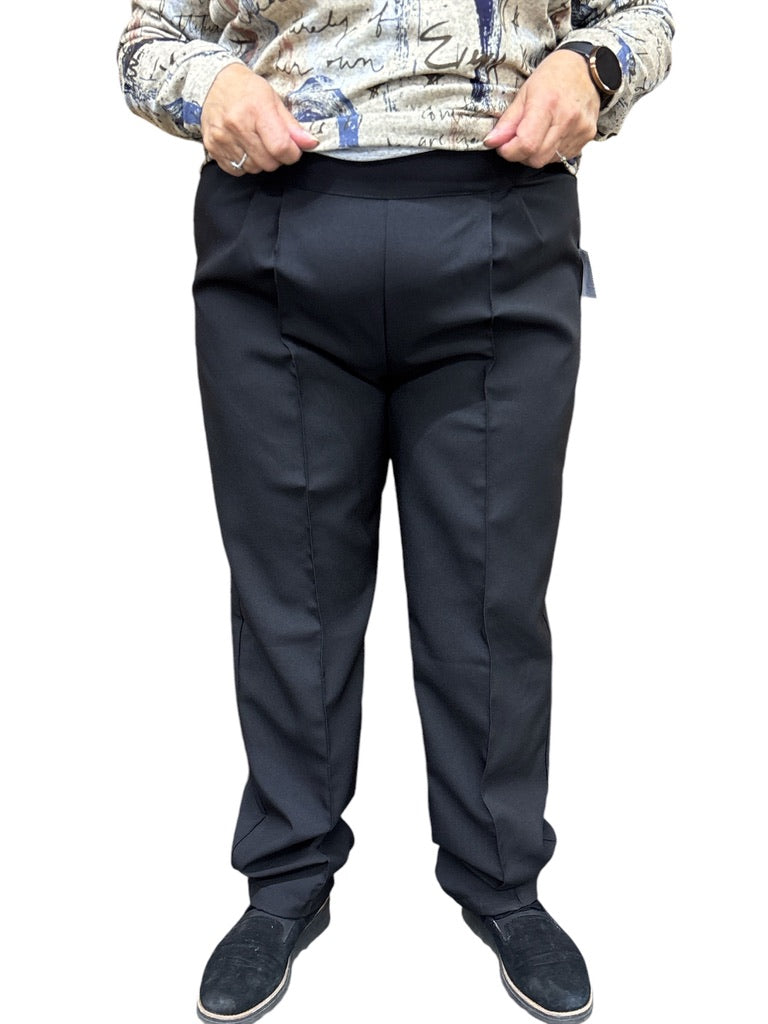 Pantalon sans fond style yoga | gris charbon | A3B