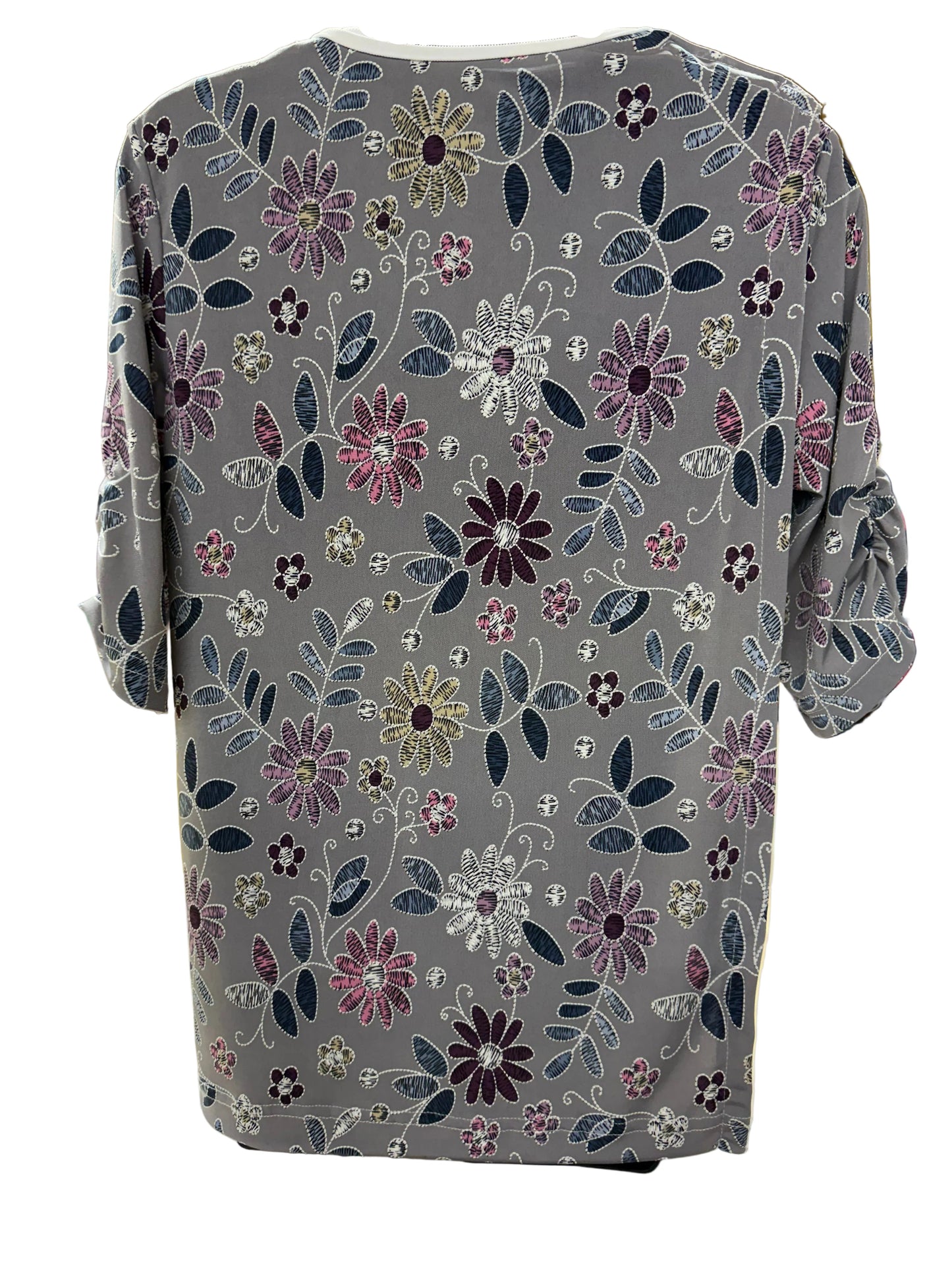 Chandail adapté manche au coude | Lilas fleuri | A3B