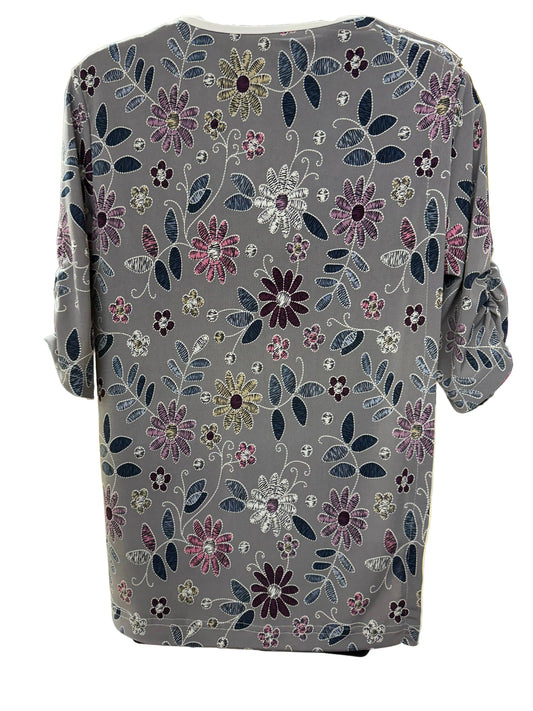 Chandail adapté manche au coude | Lilas fleuri | A3B