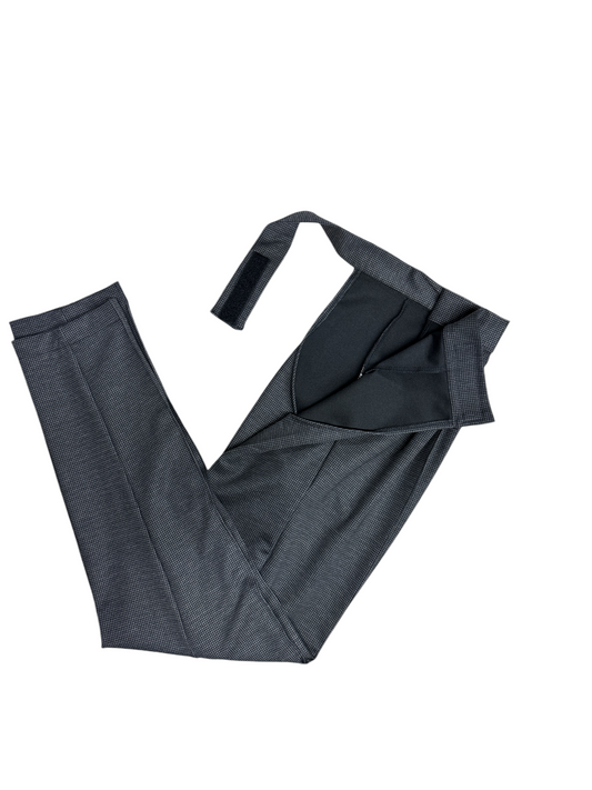 Pantalon adapté sans fond | fins carreaux charbon |A3B
