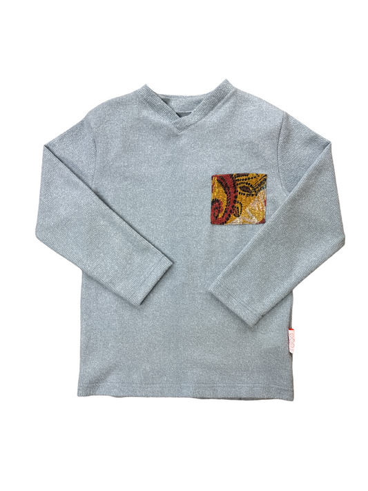 Chandail adapté manche longue | Bleu Turquin | A3B