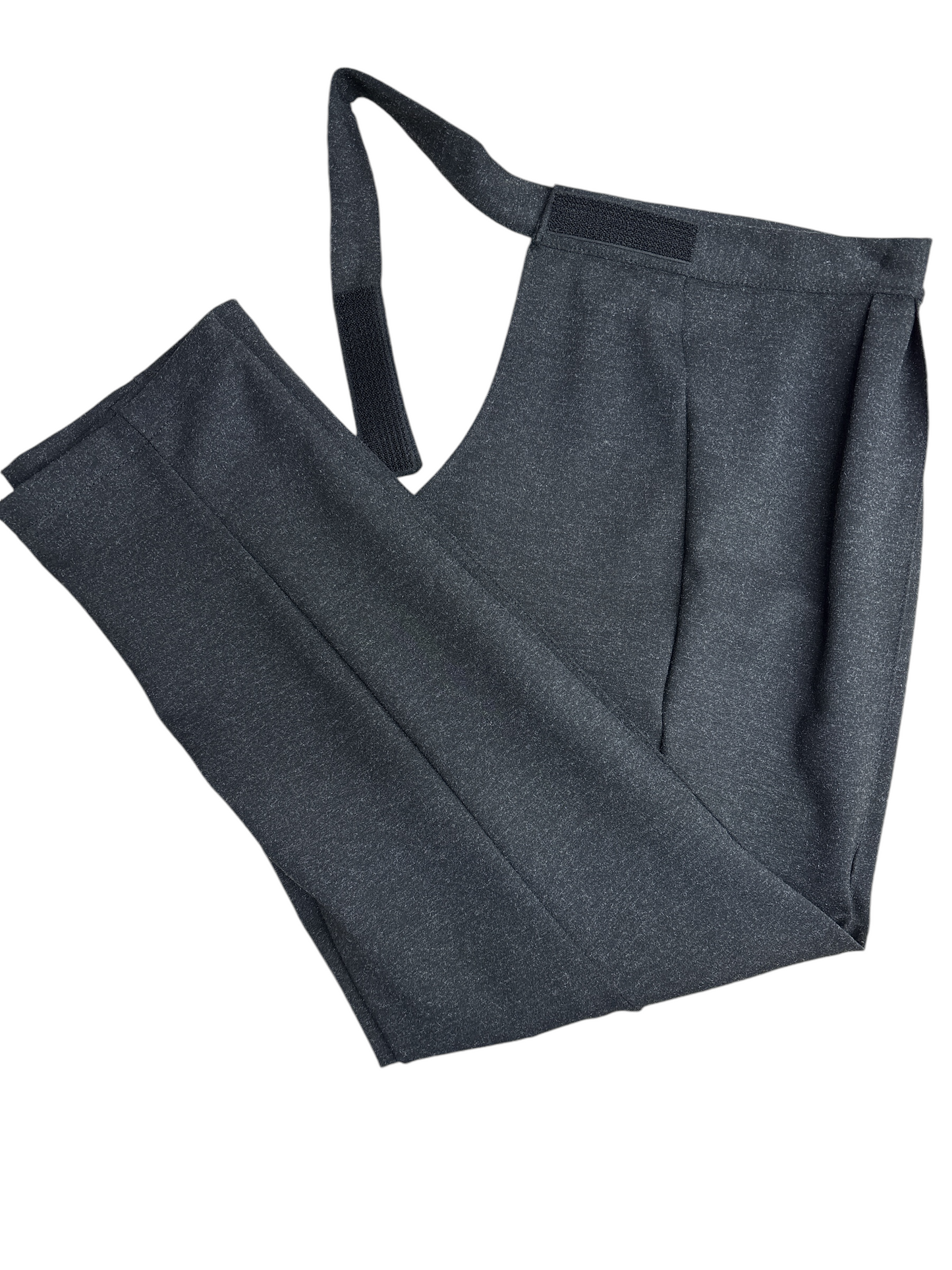 Pantalon sans fond style yoga | gris charbon | A3B
