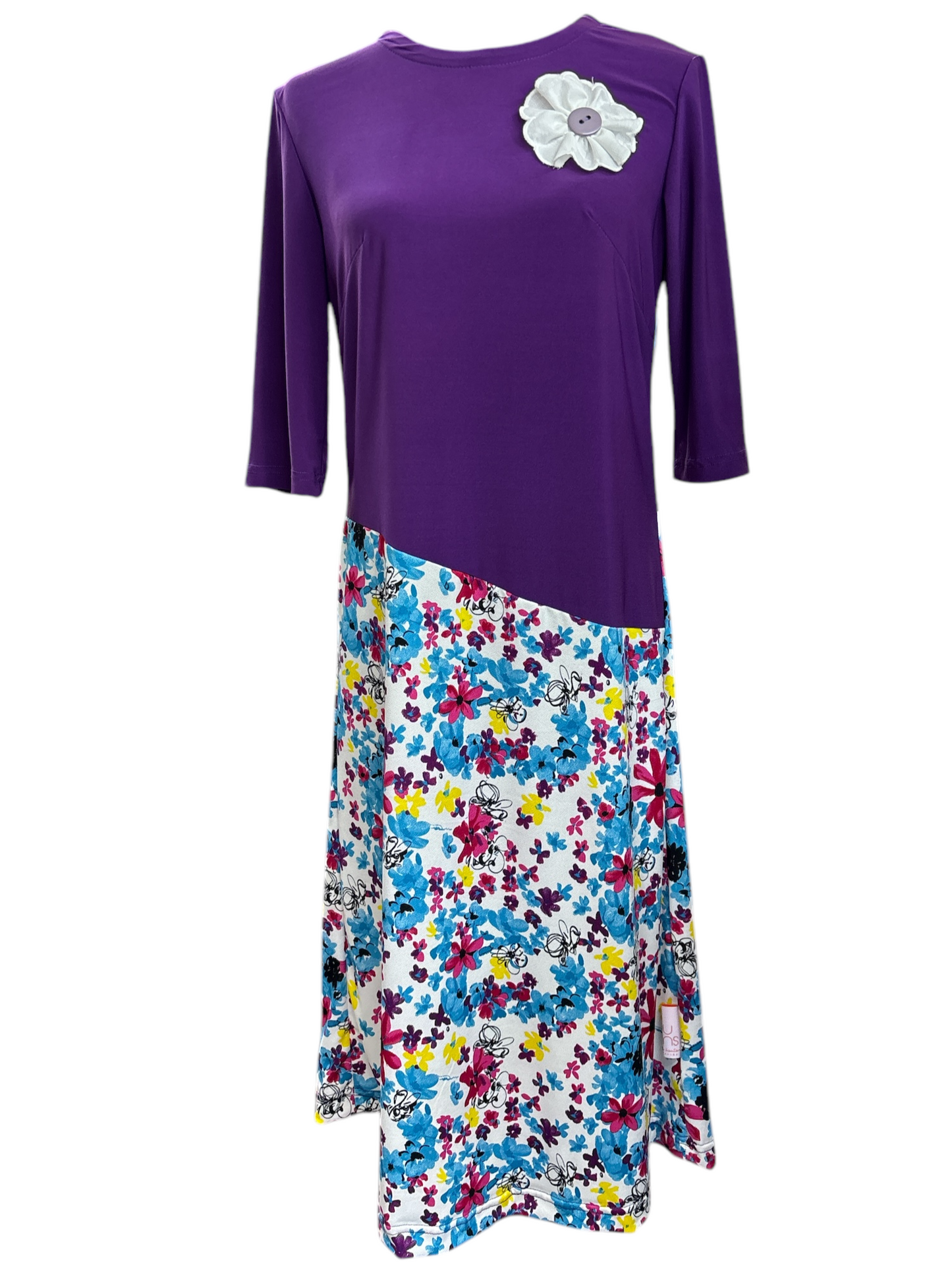 Robe adaptée manche au coude | Adèle | A3B