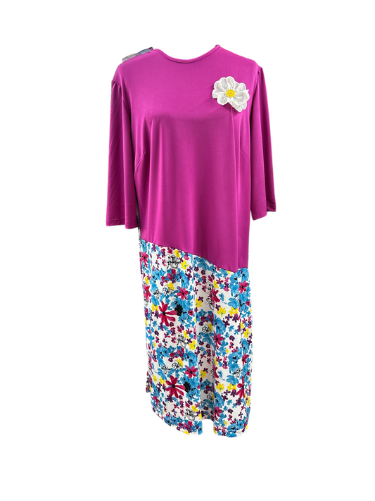 Robe adaptée manche au coude | Adèle | A3B