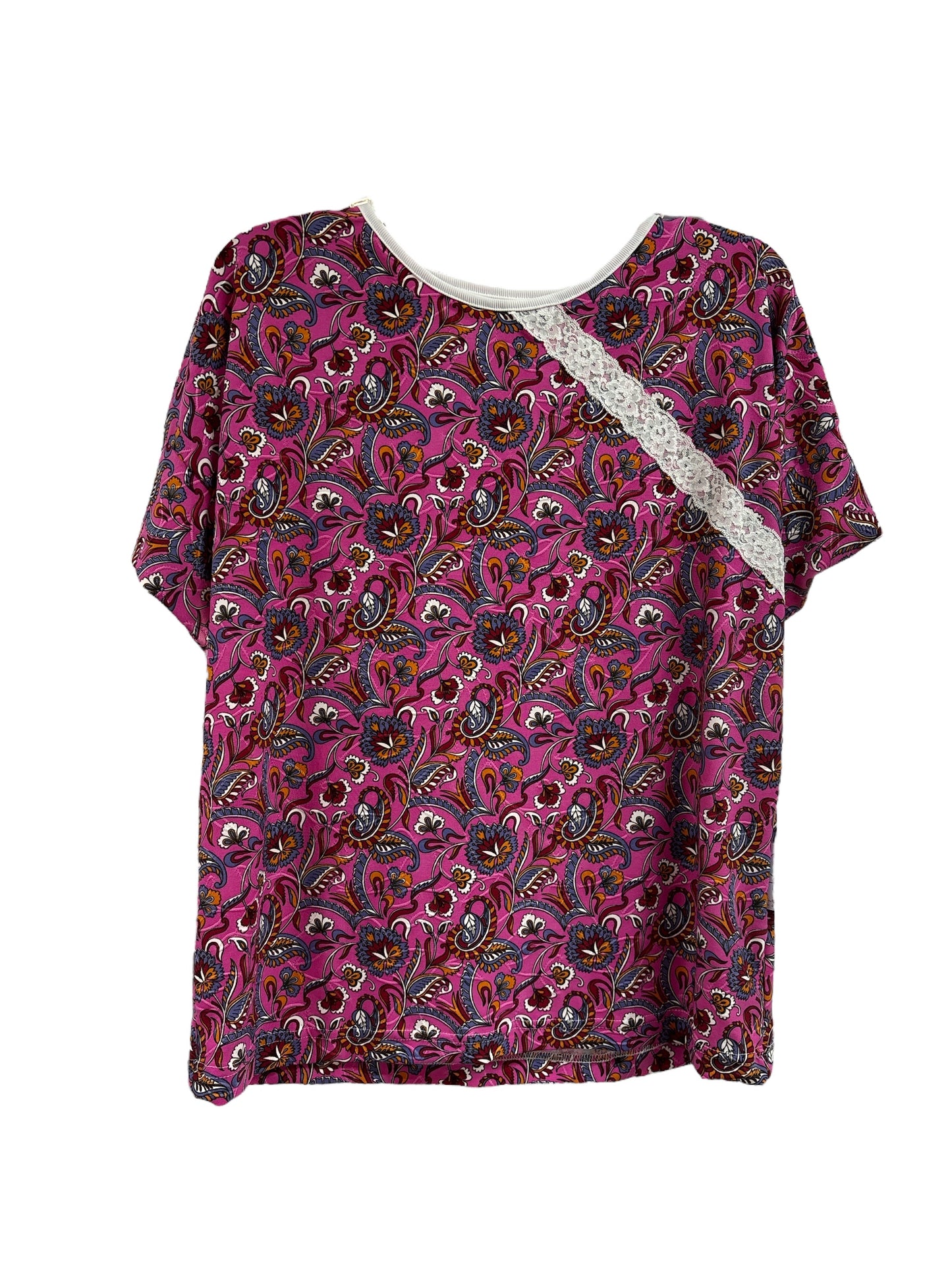 Chandail adapté manche courte | Jasmine fuschia | A3B