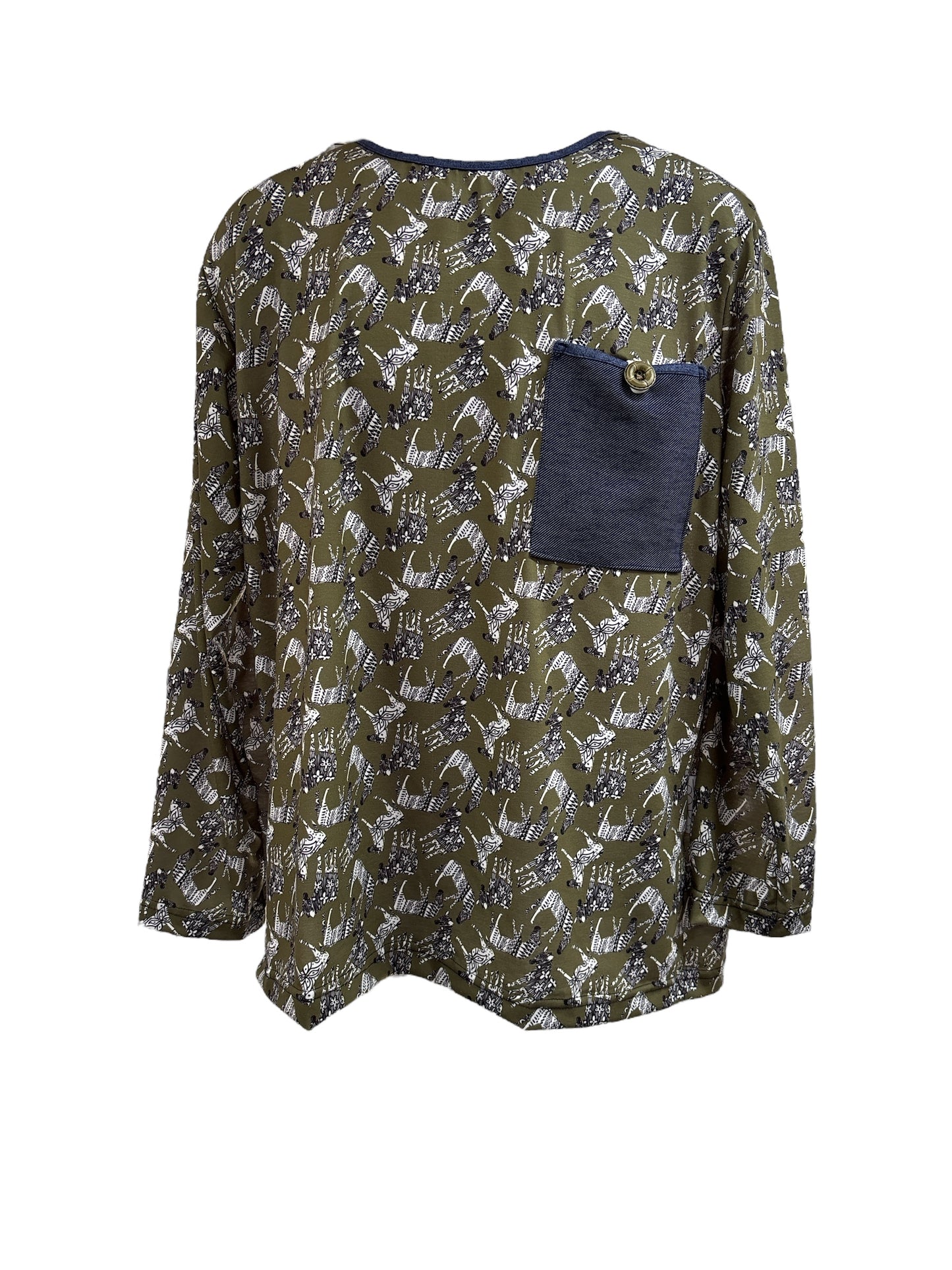 Chandail adapté manche longue | zèbres | A3B