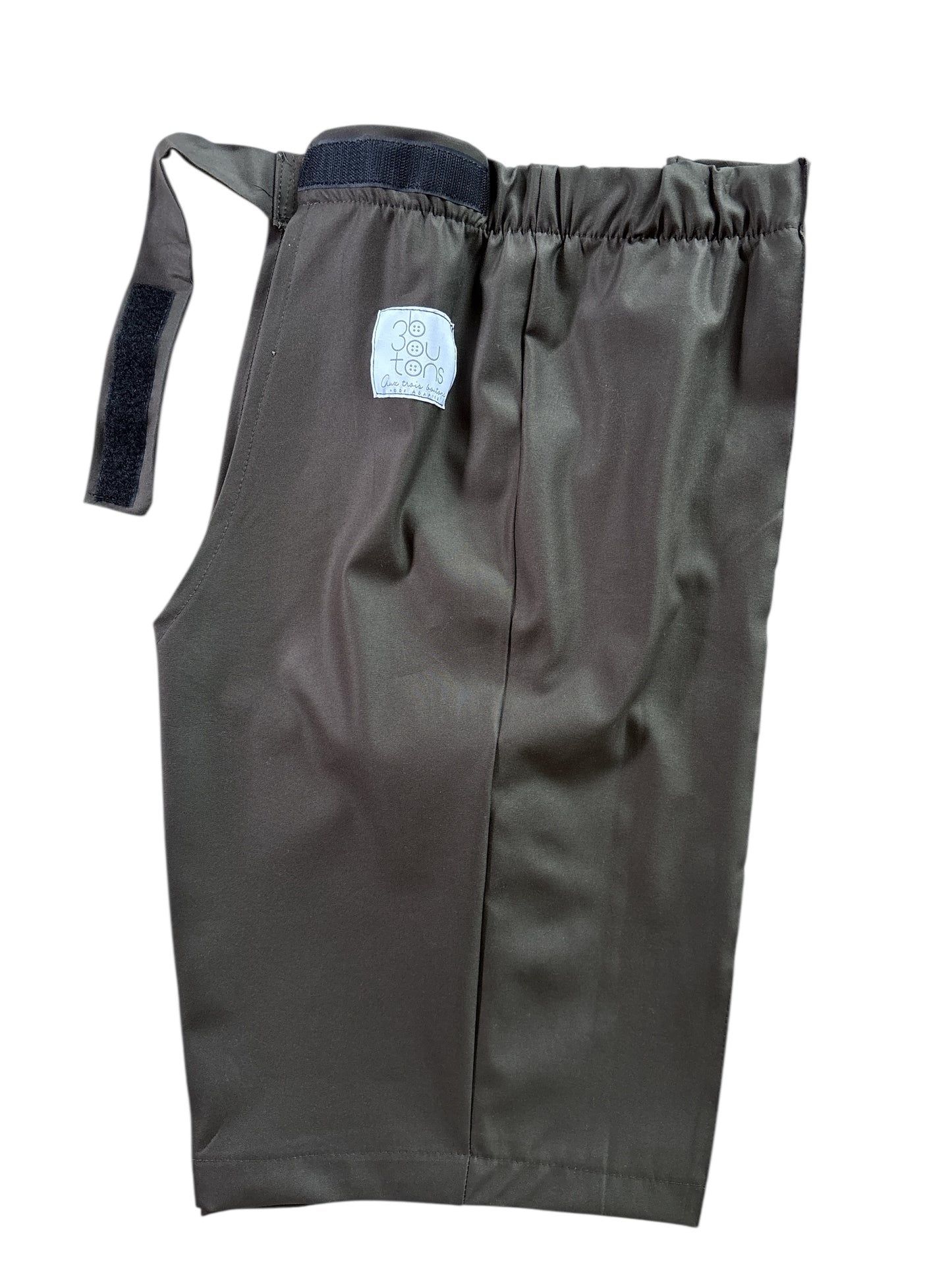 Bermuda adapté sans fond| Marron-Claude| A3B