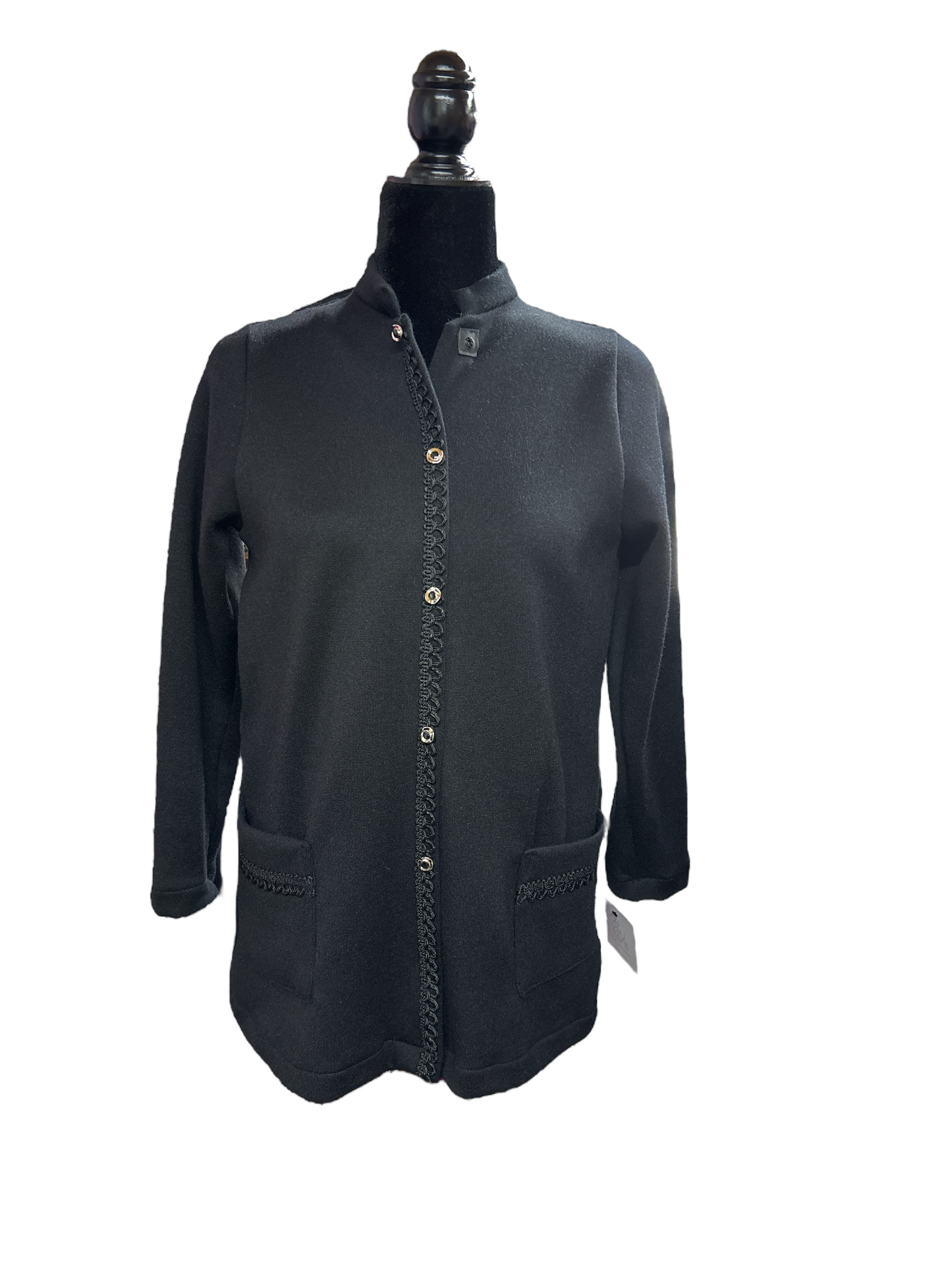 Cardigan adapté en tricot | noir | A3B