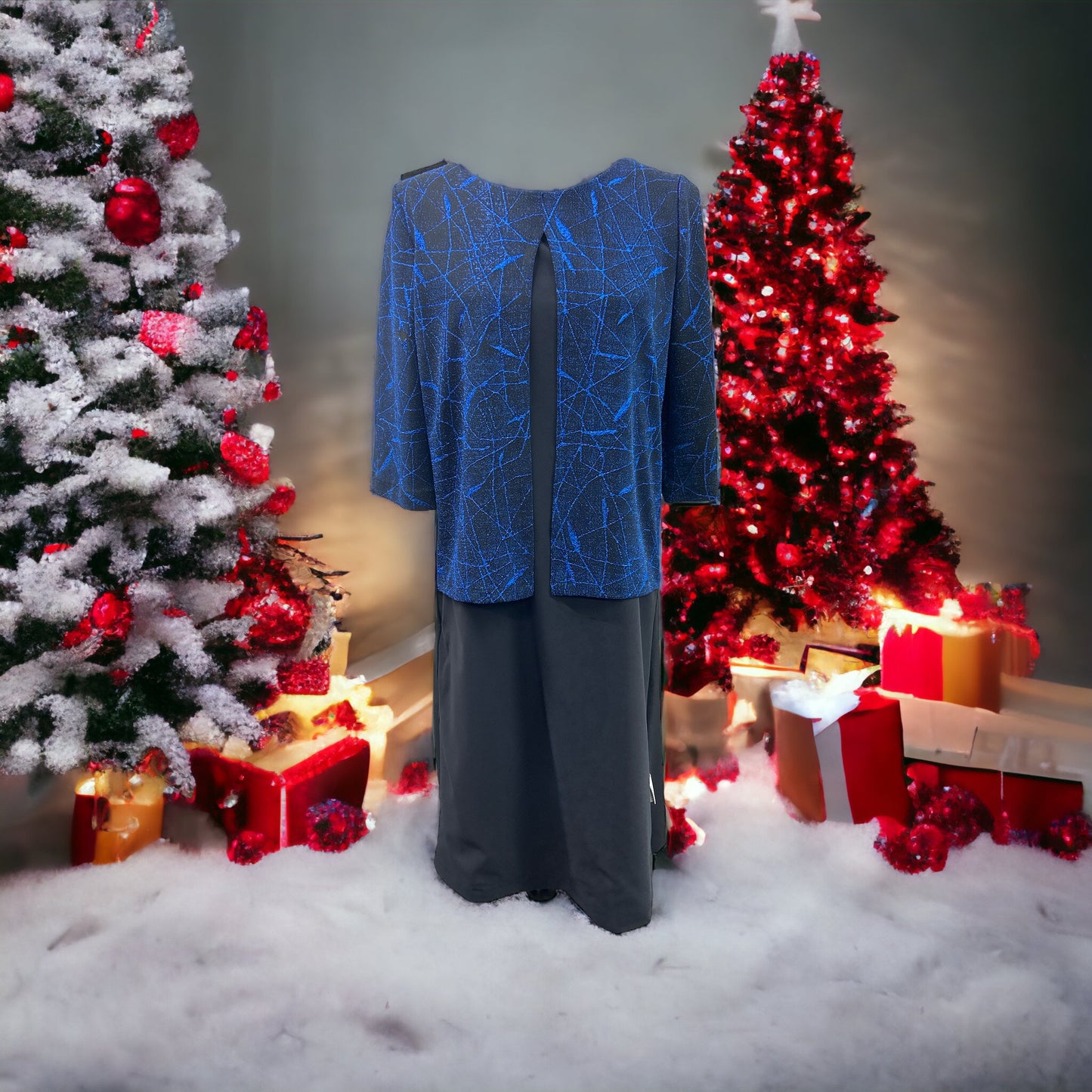 Robe Noëlla | Émeraude, Saphir, Rubis Mode Québécoise | A3B