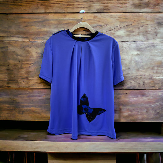 Chandail adapté *le papillon bleu* | Morpho Bleu | A3B