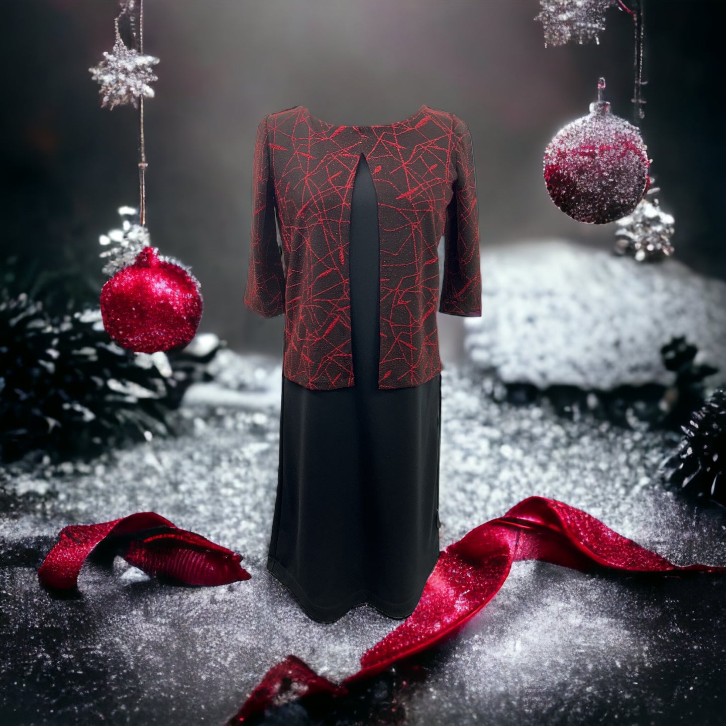 Robe Noëlla | Émeraude, Saphir, Rubis Mode Québécoise | A3B
