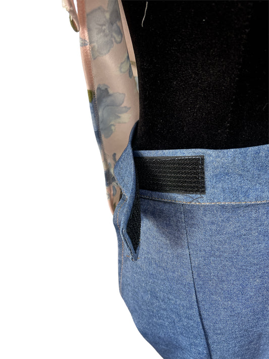 Capri adapté sans fond | denim extensible | A3B