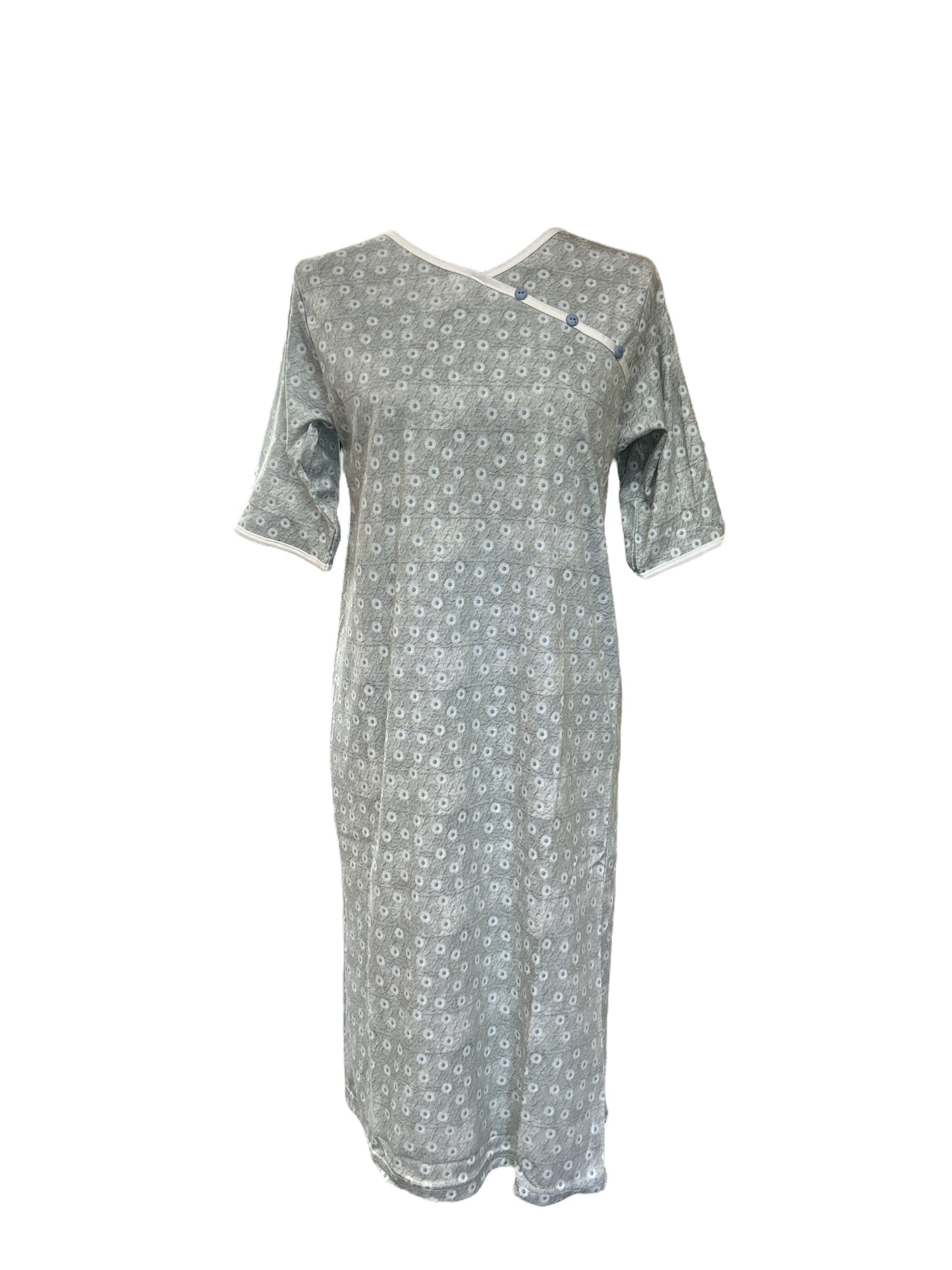 Jaquette adaptée en jersey| Marguerite coeur bleu | EZ