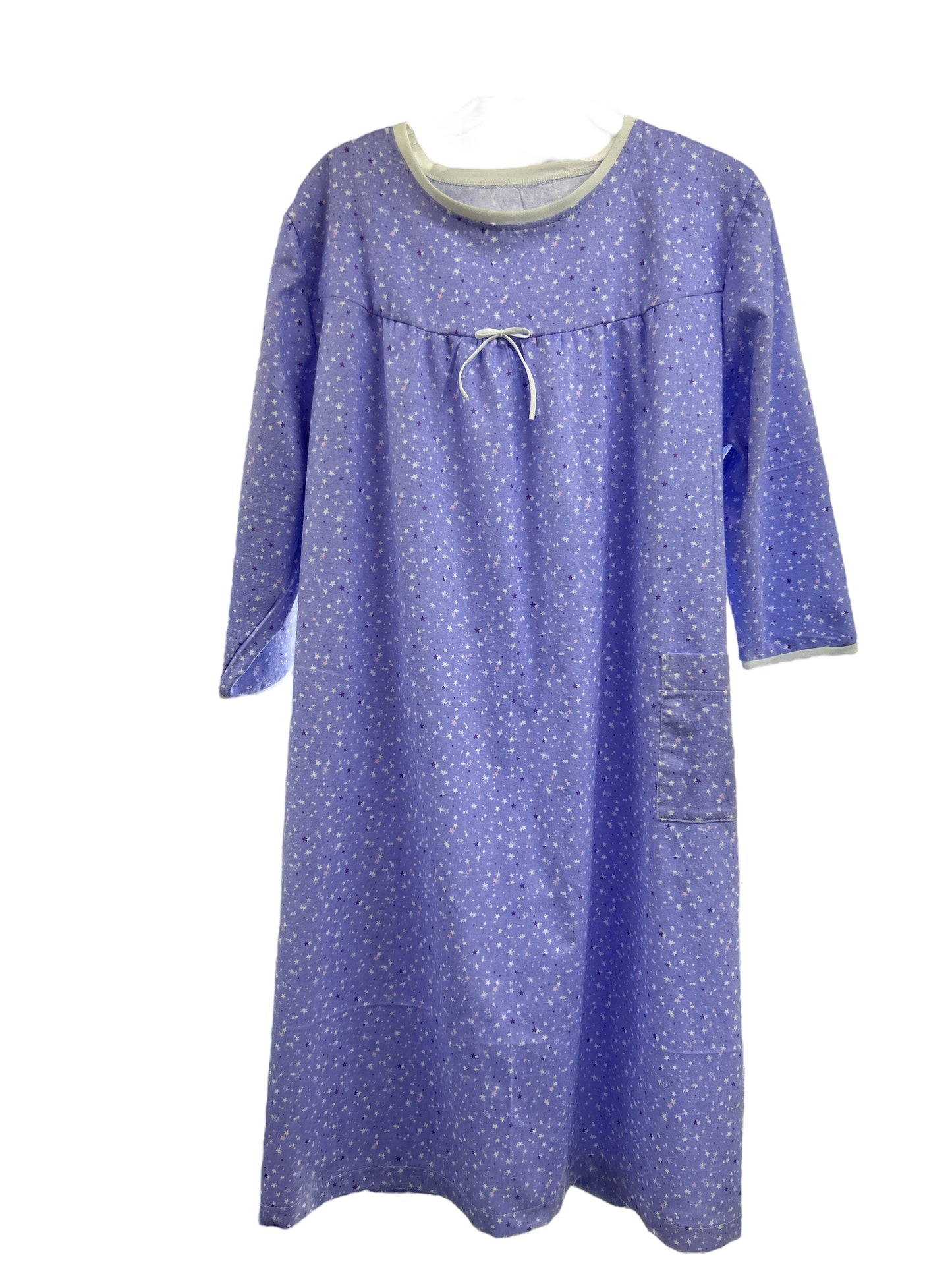 Jaquette adaptée, ciel étoilé en flanelle | Lilas Mode Québécoise | A3B