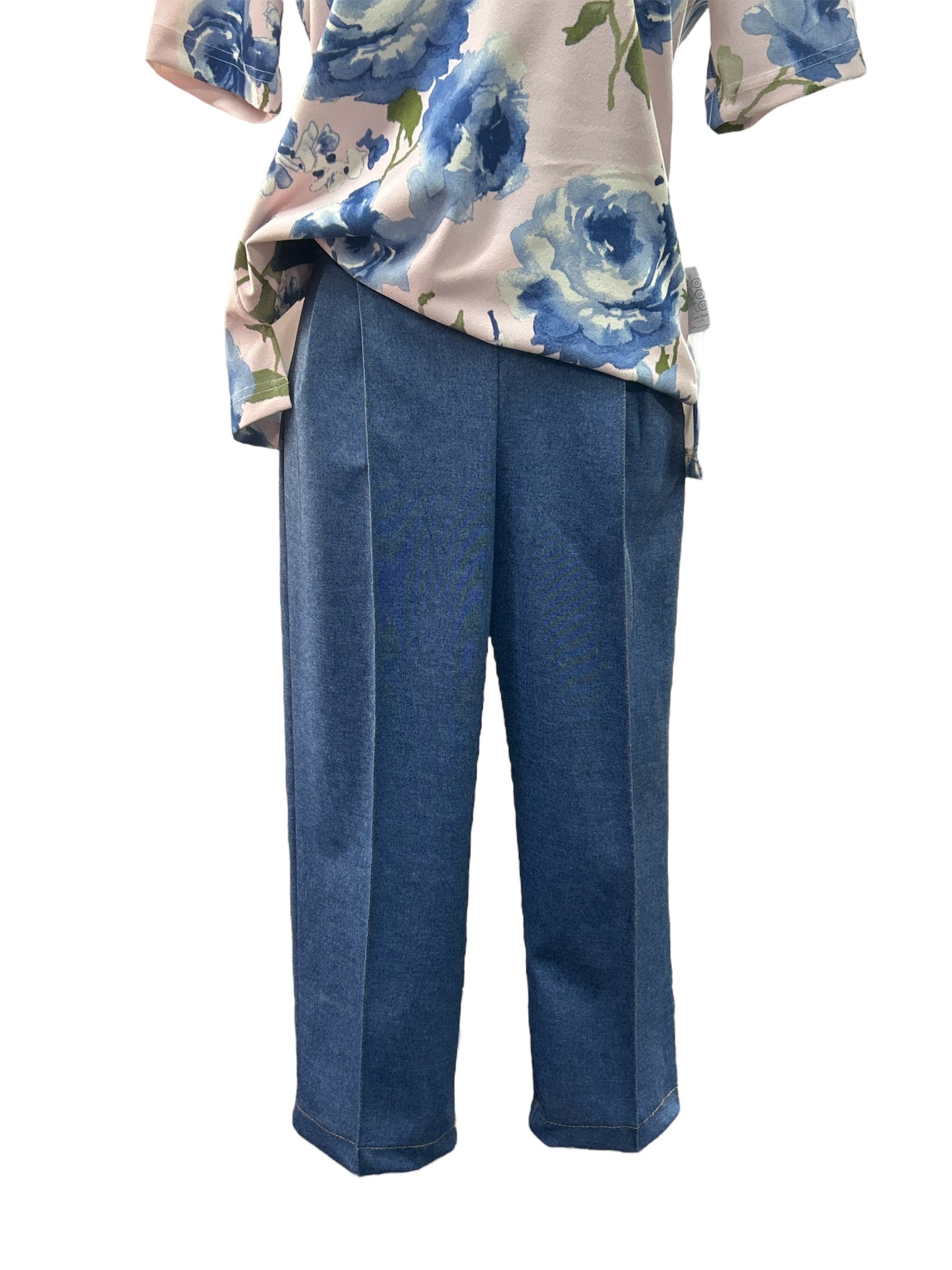 Capri adapté sans fond | denim extensible | A3B