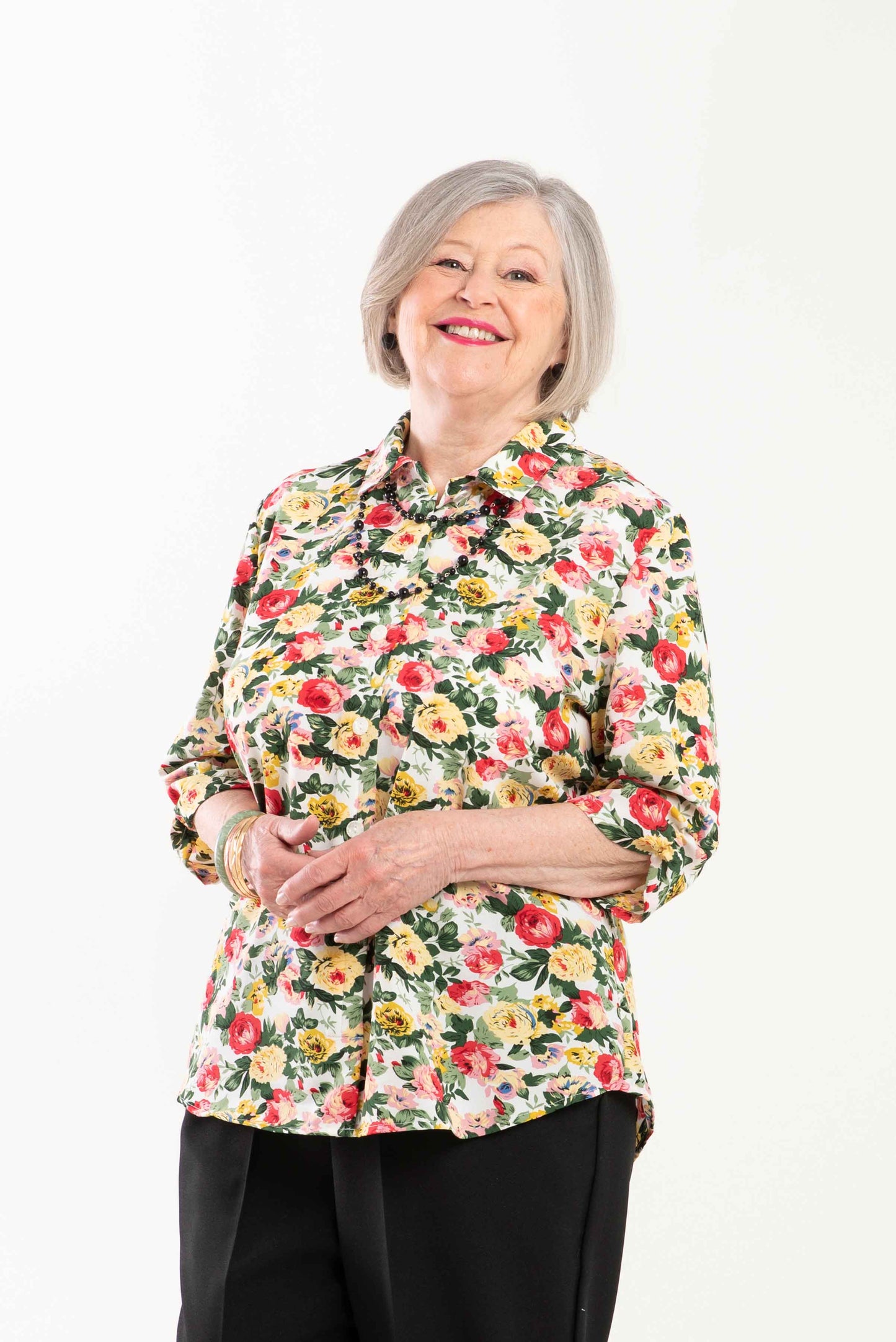 Blouse fleurs printanières | 1KB126-101 | CCV