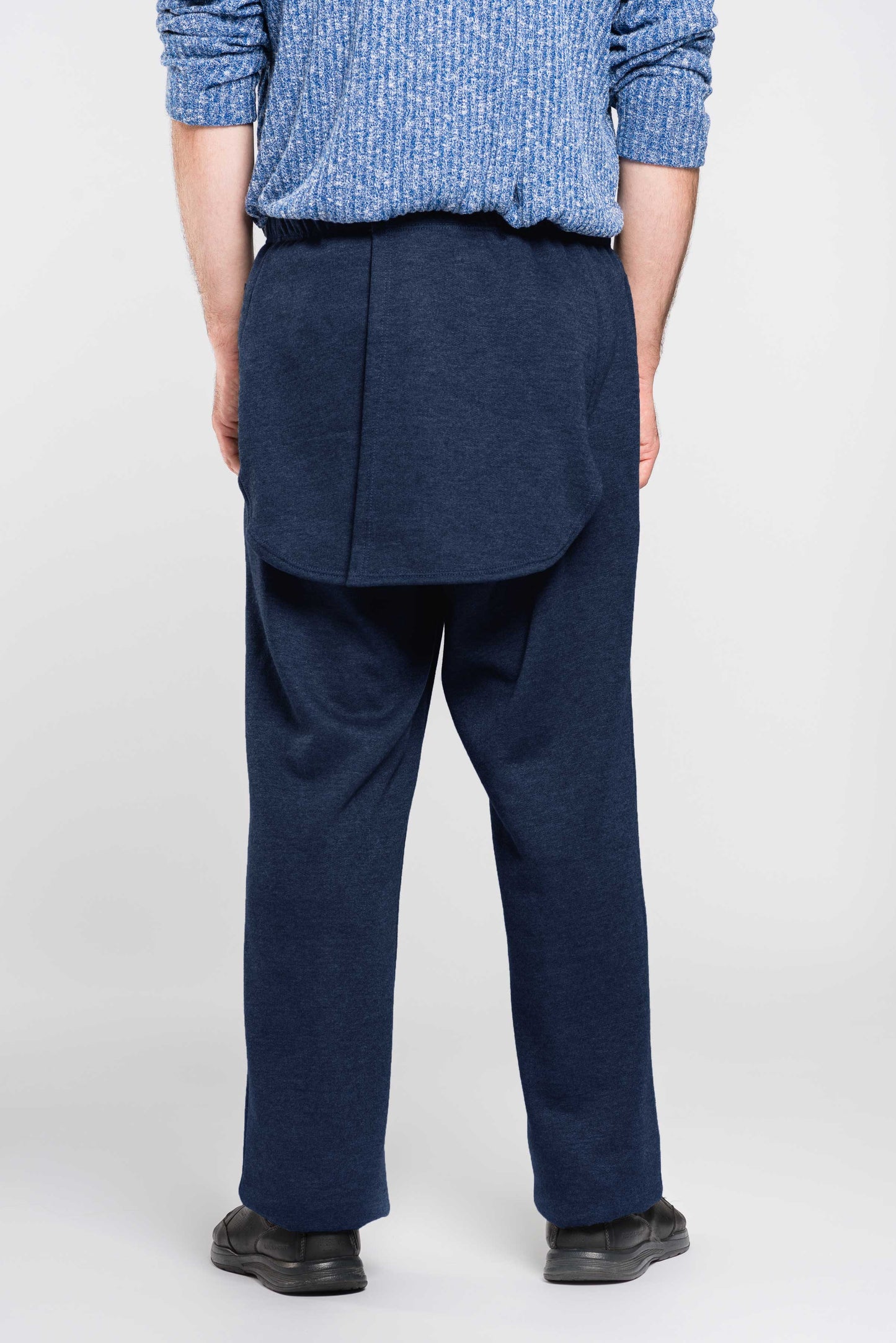 Pantalon adapté sans fond avec panneaux d'intimité en jersey | marine- KHP28 | CCV
