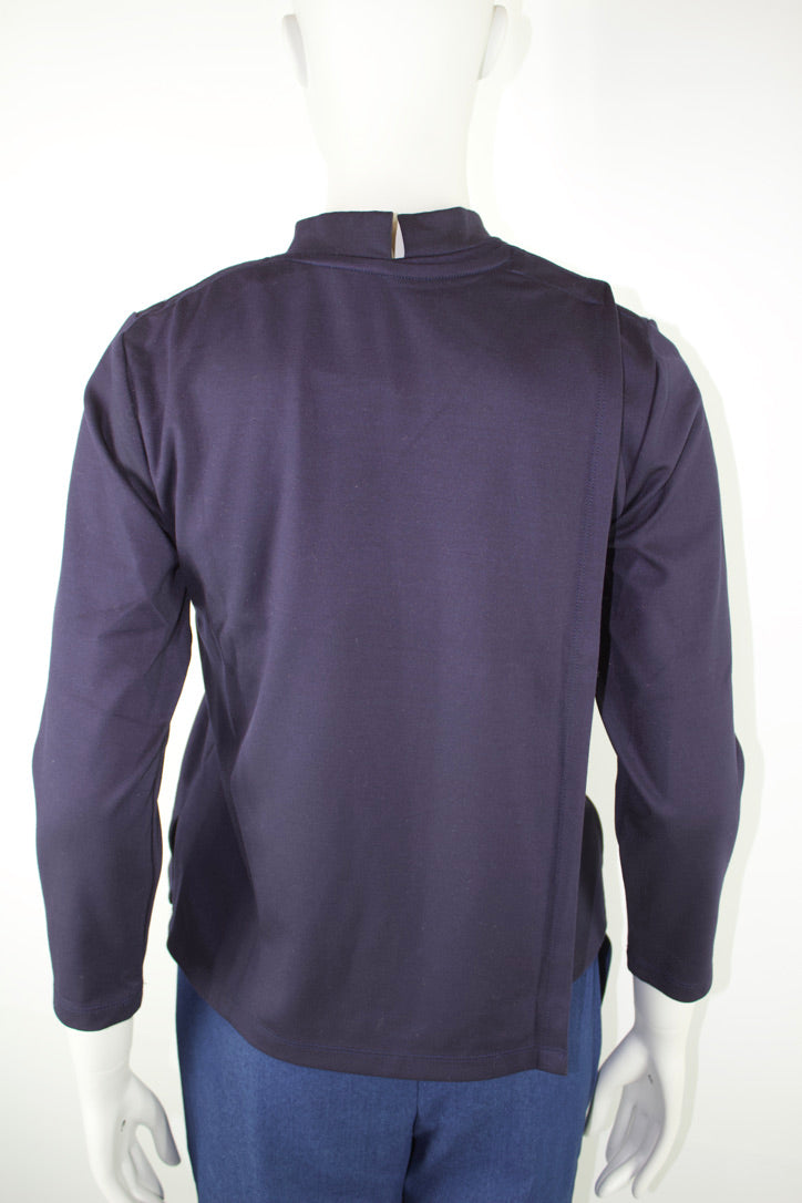 Chandail marine manches 7/8 | FB14681 | EZ