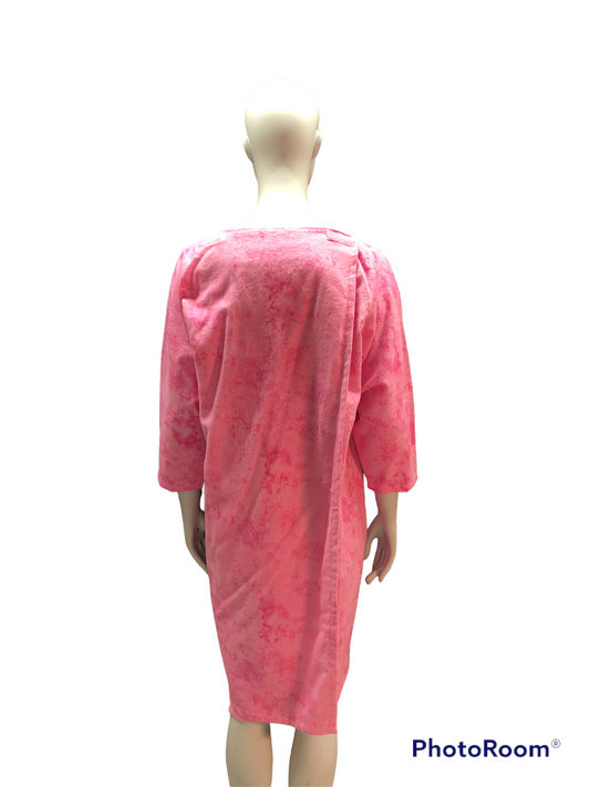 Jaquette adaptée nuages roses en flanelle | EZ