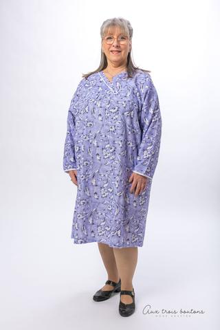 Jaquette cornes bleues en flanelle | EZ