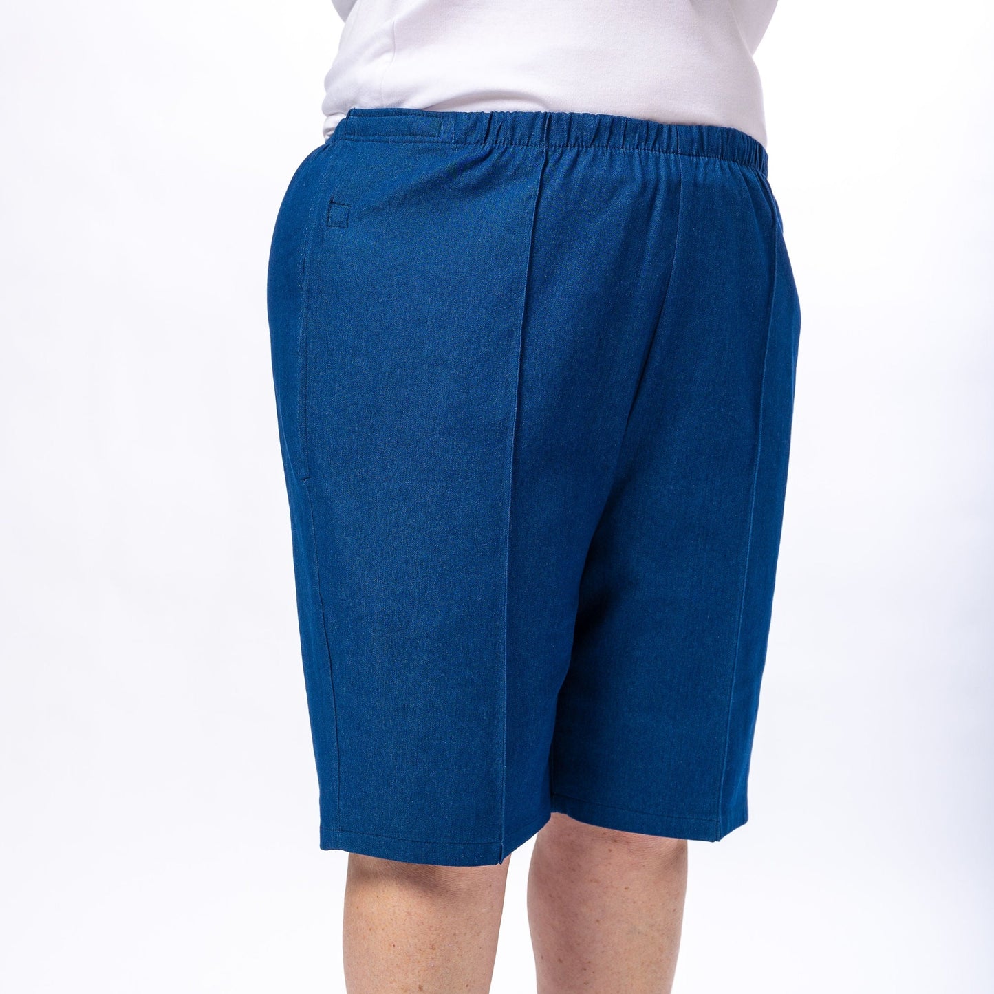 Bermuda adapté ouverture sur les côtés | denim-2144A | T&L