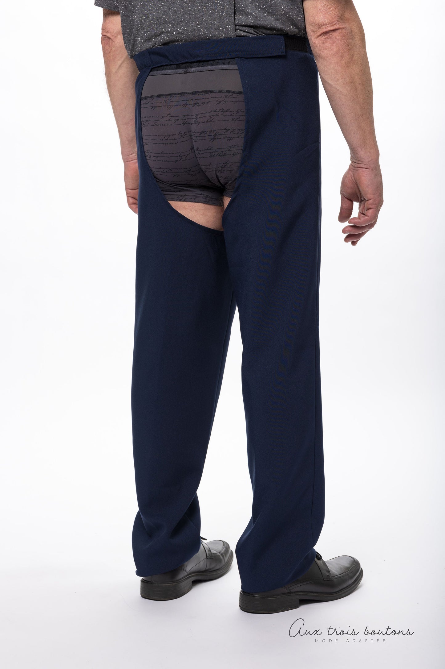 Pantalon gris perle sans fond | Modèle HP64015 | EZ