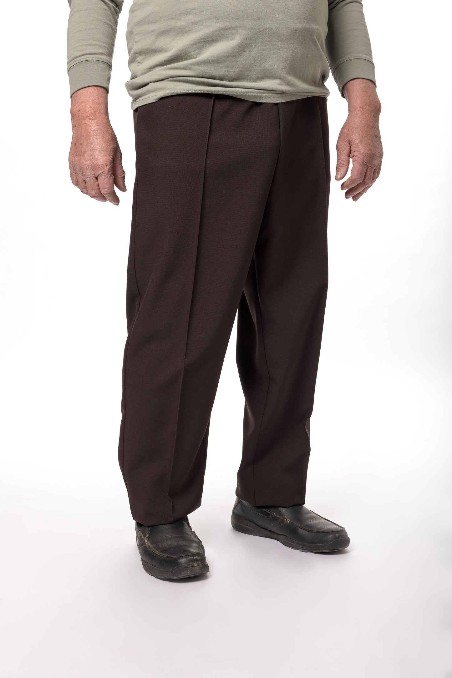 Pantalon adapté brun pour homme | HP64080 | EZ