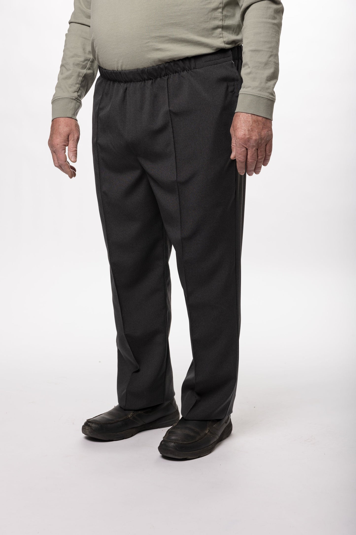 Pantalon adapté ouverture sur les côtés | marine-2108A |T&L