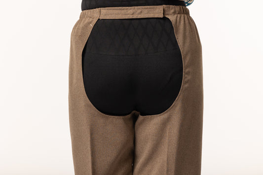 Bermuda adapté sans fond |brun moka-2186A | T&L