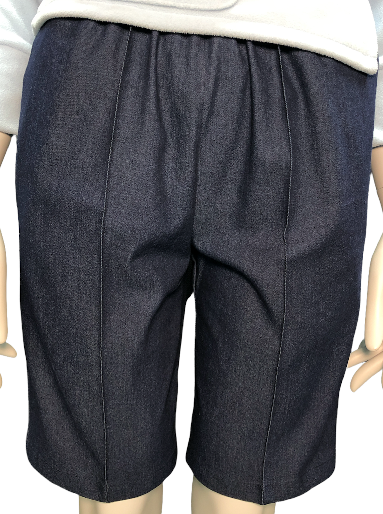 Bermuda sans fond en denim | 2186A | Mode Québécoise | T&L