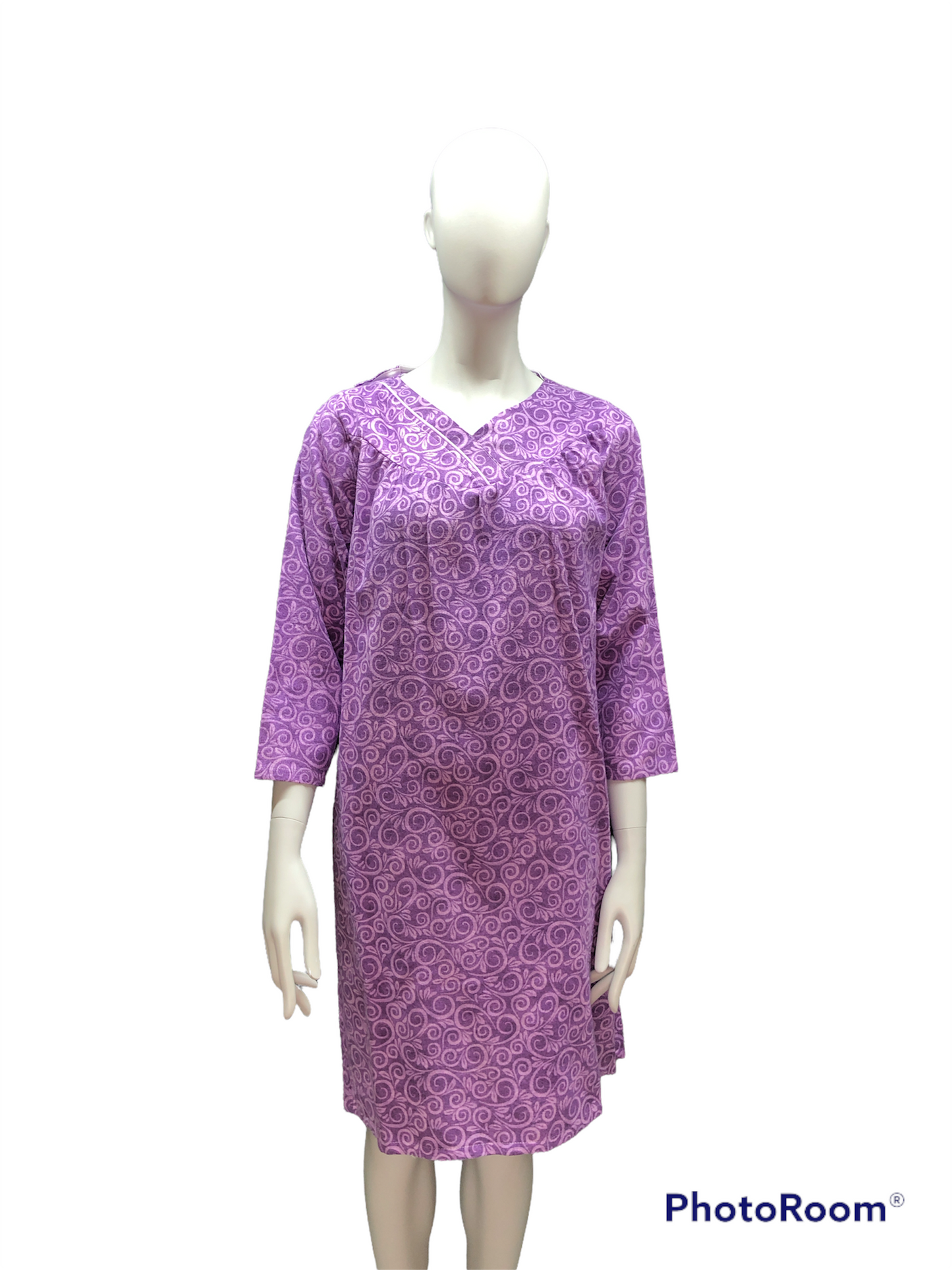 Jaquette cornes lilas en flanelle | EZ