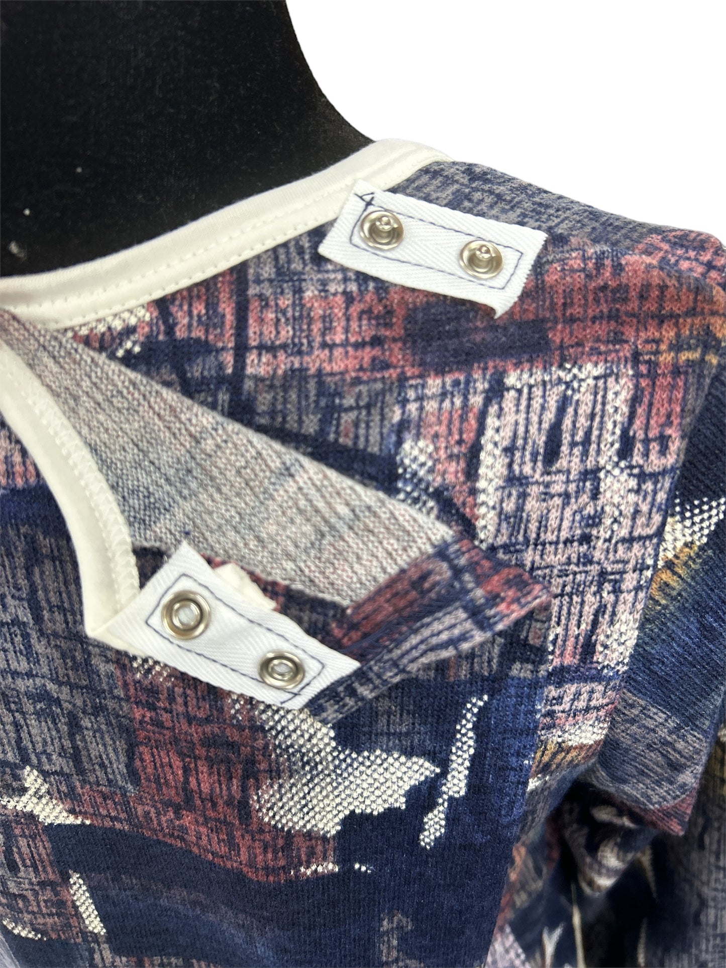 Chandail adapté manches longues pour dame |1UT367 Denim | CC