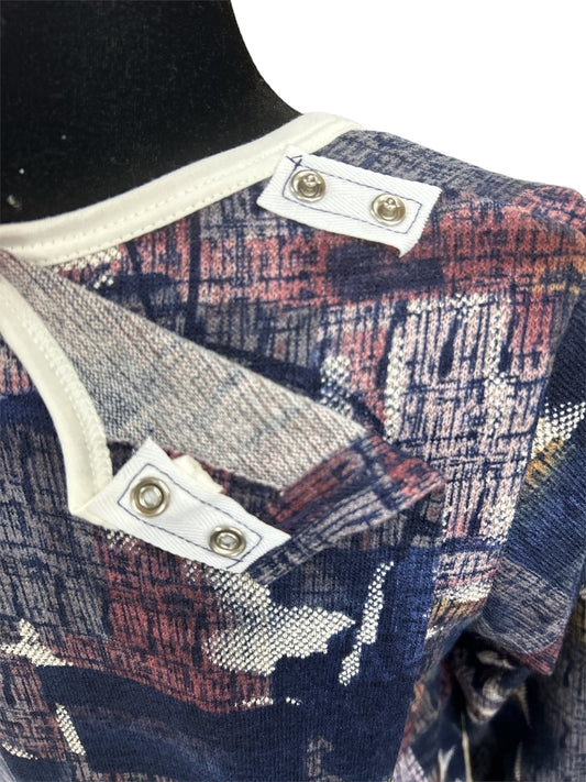 Chandail adapté manche longue |1UT367 Denim | CC