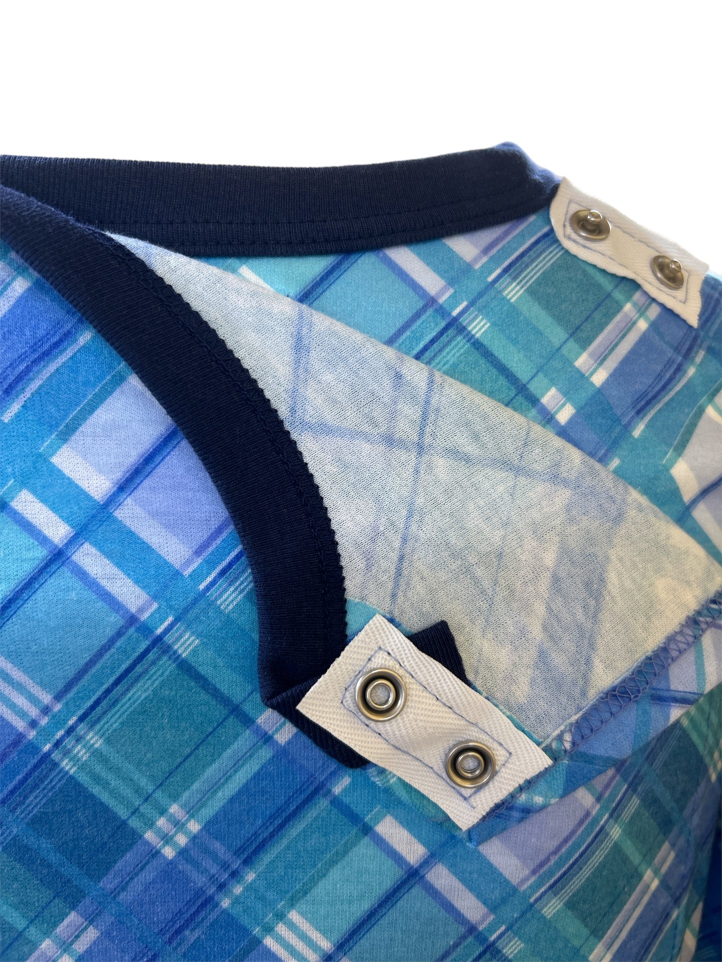 Chemise de nuit adaptée pour homme |Géométrie-1KHN57 | CCV