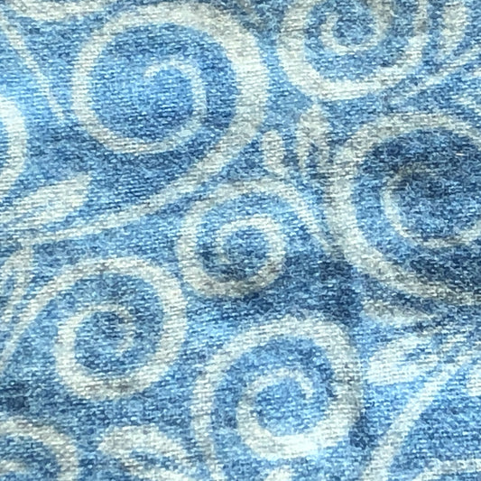 Jaquette adaptée cornes bleues en flanelle | EZ