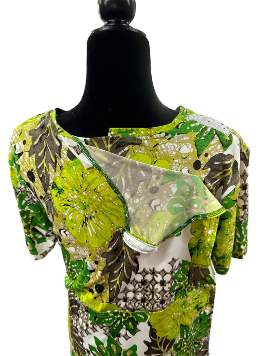 Chandail adapté manche courte |Annie motif jungle| Mode Québécoise | A3B