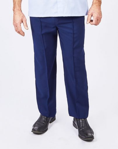 Pantalon adapté ouverture sur le devant | marine-HP64080 | EZ