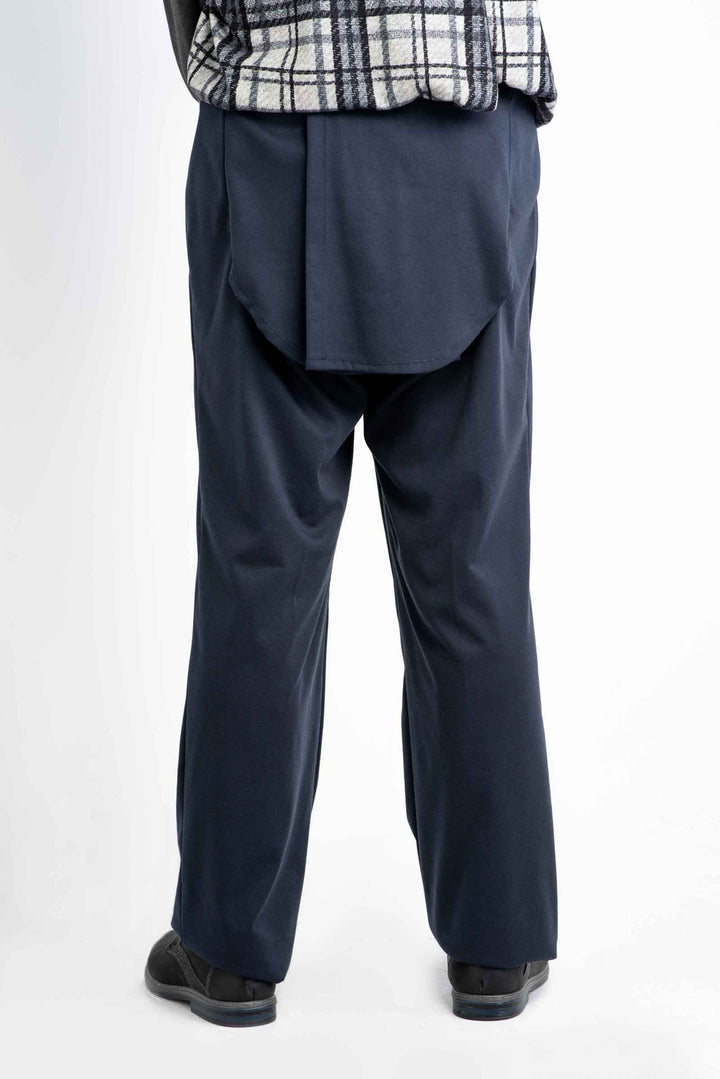 Pantalon sans fond en jersey avec panneaux | Marine | CC