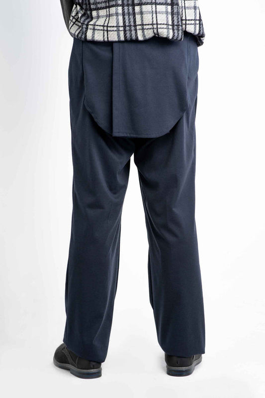 Pantalon sans fond en jersey avec panneaux | Marine | CC