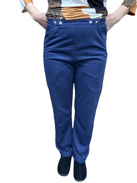 Pantalon adapté ouverture sur le devant | FP21681 French Terry Marine | EZ