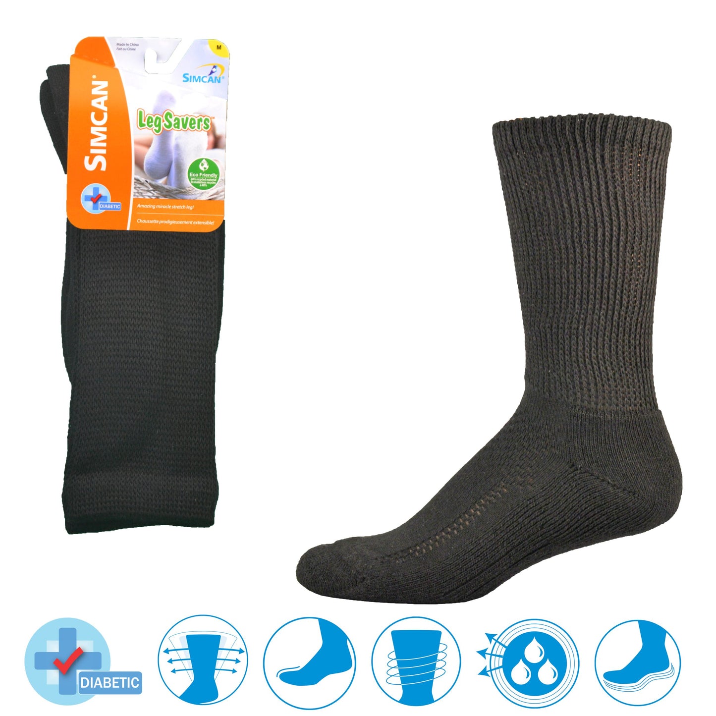 Bas au mollet Hyper extensibles | Noir Blanc ou Beige| SC