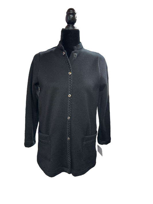 Cardigan adapté en tricot | noir | A3B