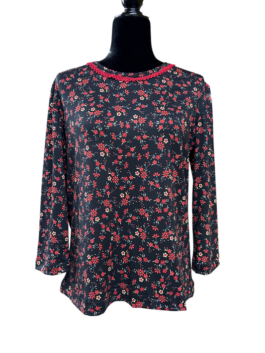 Chandail manches longues  | Jocelyne- rouge | A3B