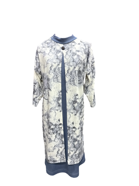 Robe adaptée manche trois quarts avec veste intégrée | Adelina |A3B