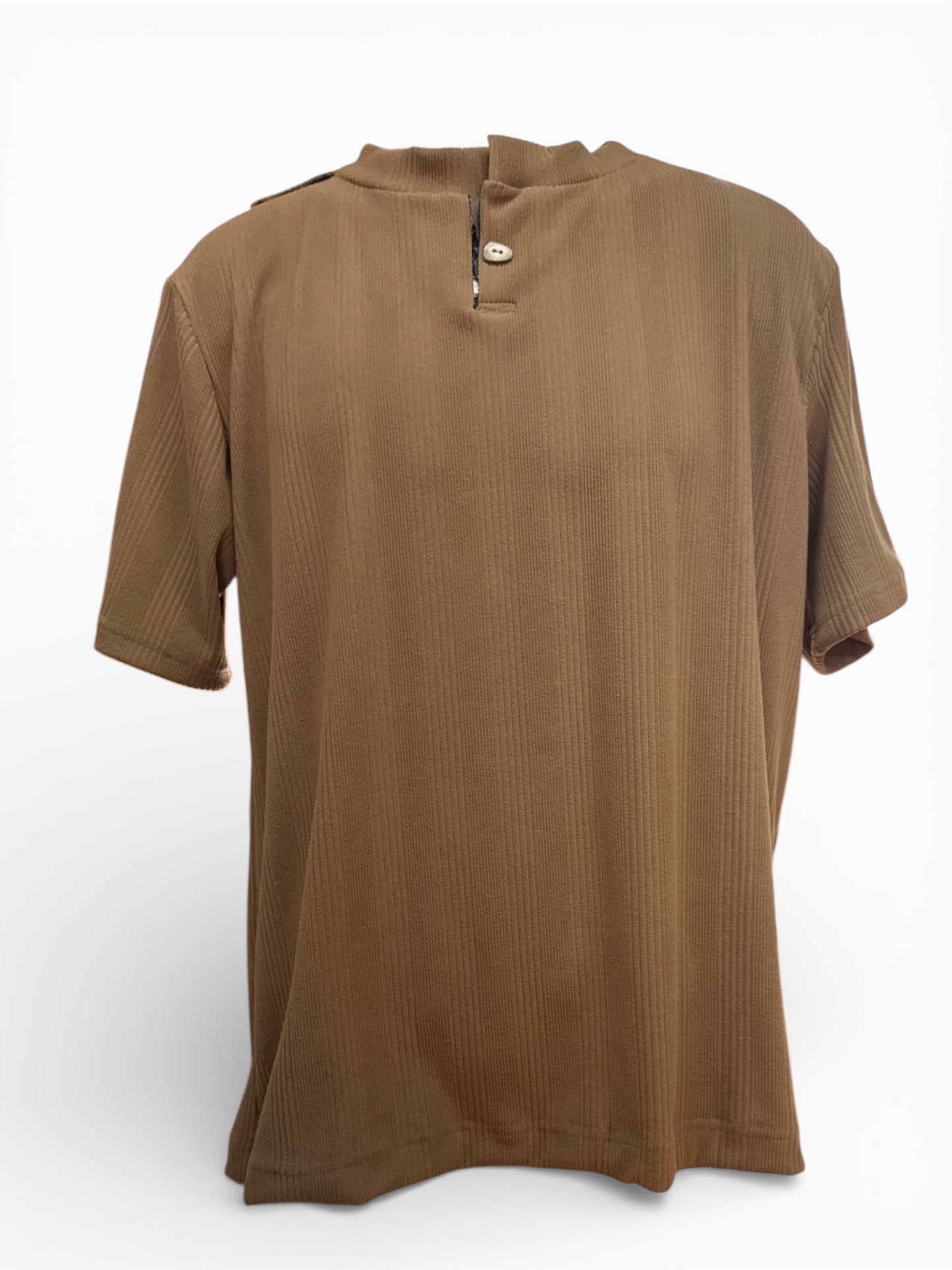 Haut style polo , manche courte | Marc  Terra cota | A3B