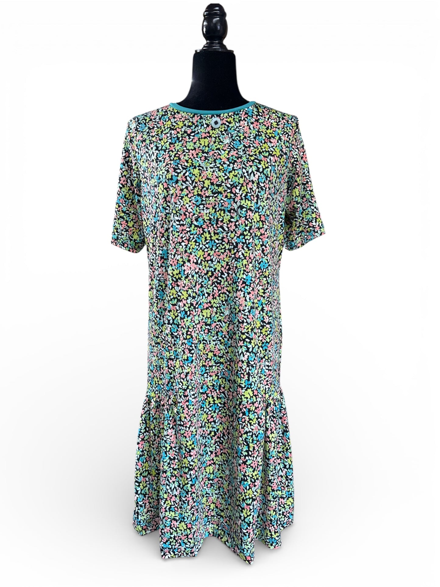 Robe adaptée manche au coude | Fleurs des prés | A3B