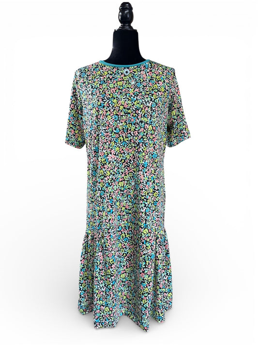 Robe adaptée manche au coude | Fleurs des prés | A3B